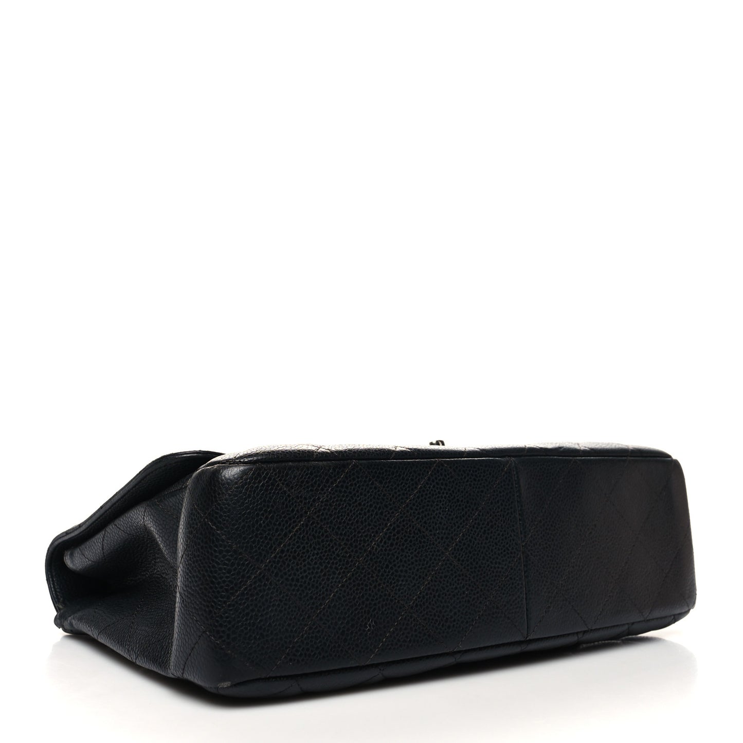 Caviar Quilted Jumbo Single Flap Black