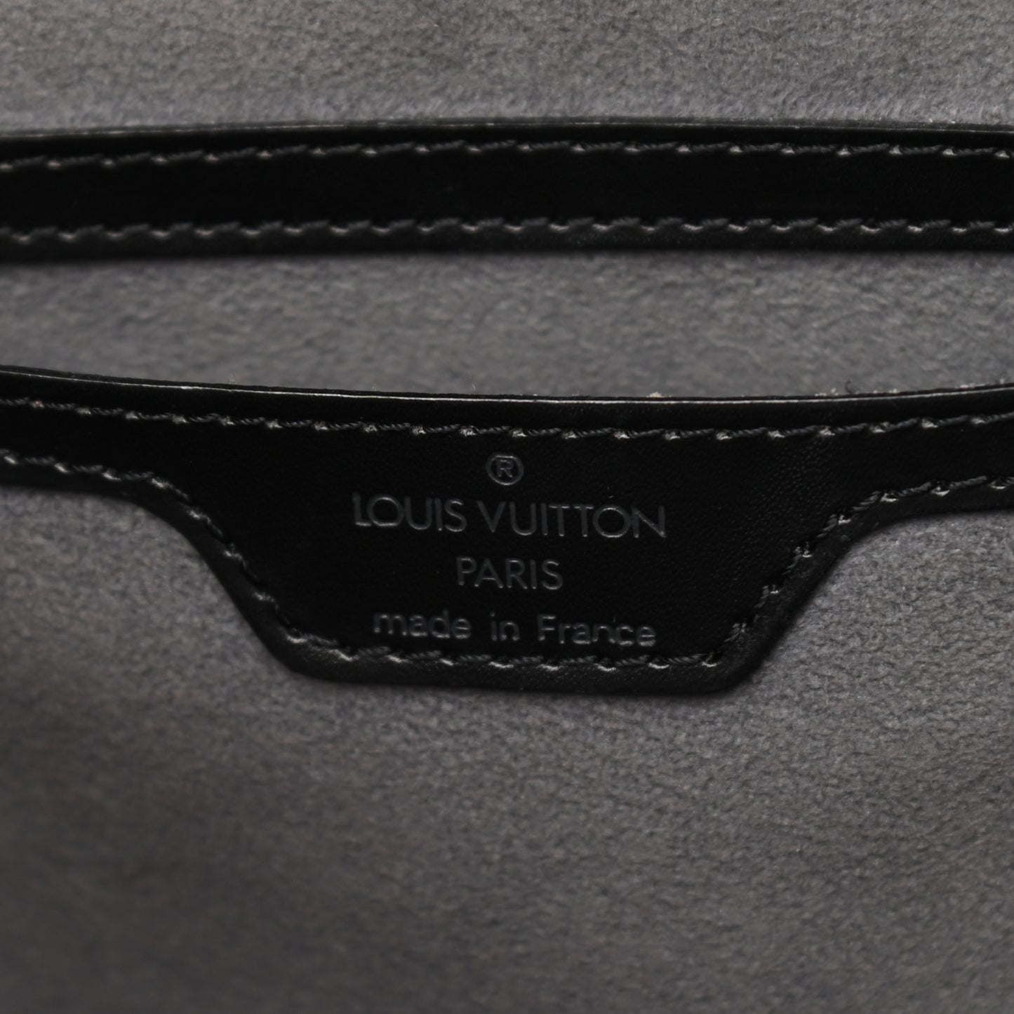 Epi Saint Jacques PM Long Straps Black