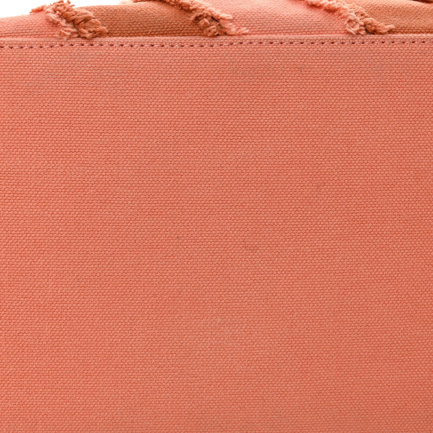 Chanel Canvas Chevron Cuba Patchwork Shopper Tote Orange 11 of 14