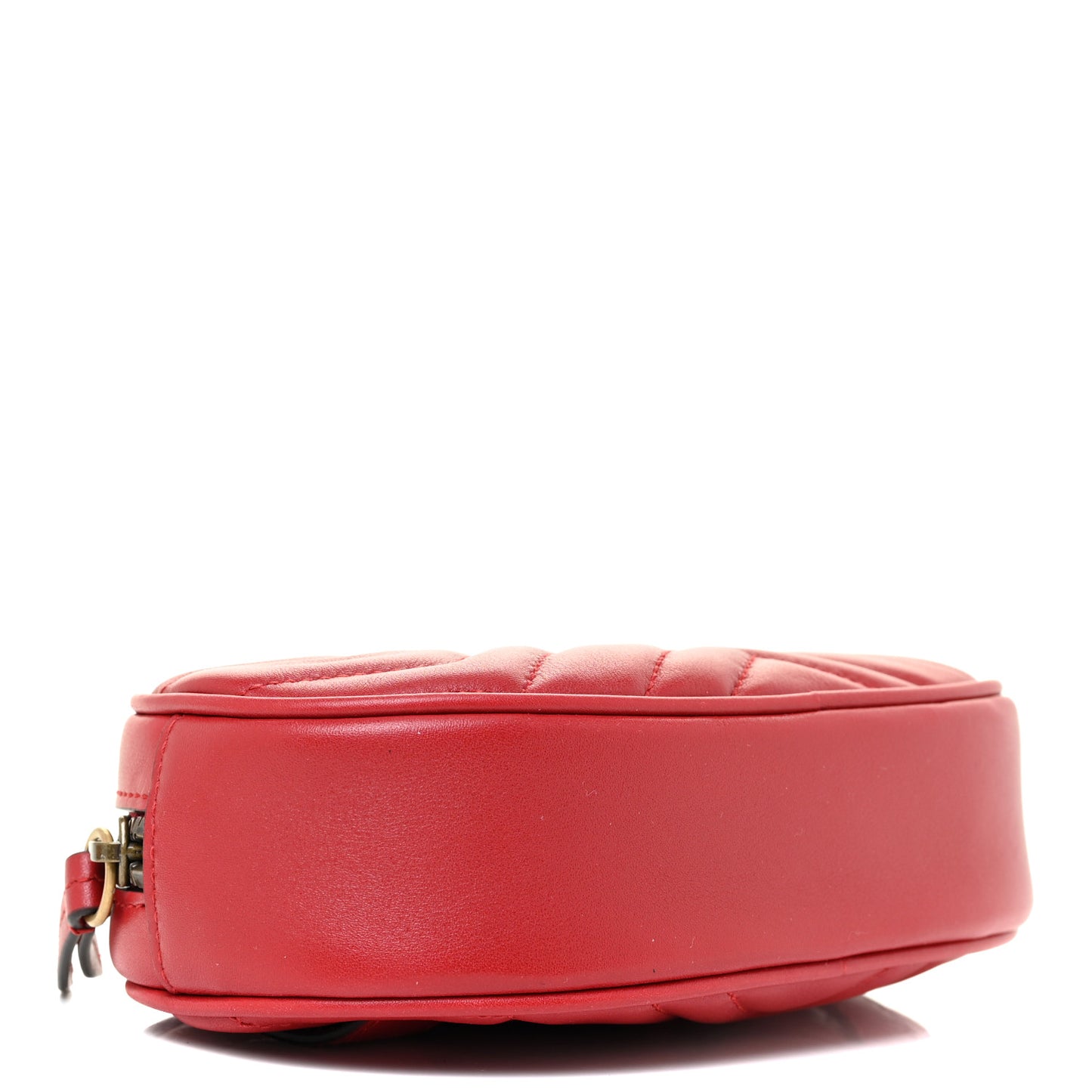 Calfskin Matelasse GG Marmont Belt Bag 85 34 Hibiscus Red