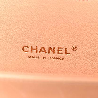 Chanel Lambskin Quilted Maxi Double Flap Light Pink 6 of 10
