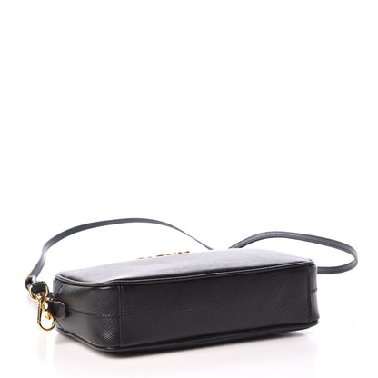 Prada Saffiano Small Camera Crossbody Bag Black 4 of 8