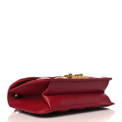 Christian Dior Lambskin Cannage Small Dioraddict Flap Bag Red 4 of 8