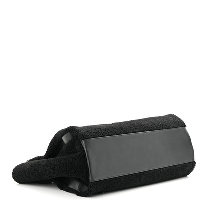 Chanel Shearling Large Deauville Tote Black 4 of 10