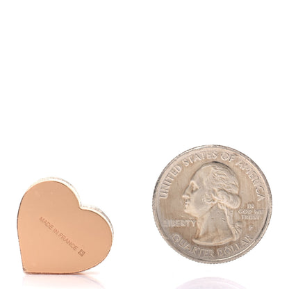 Hermes Rose Gold Plated Brass Mini Coeur Twilly Scarf Ring 2 of 4