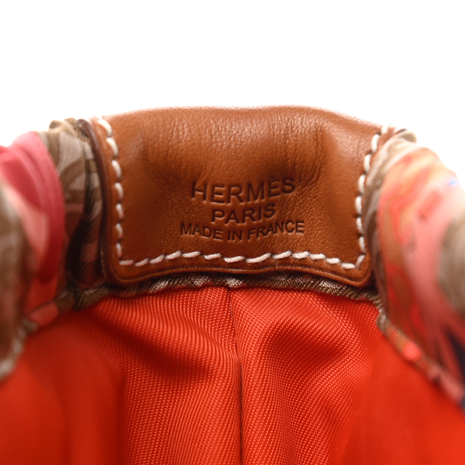 Hermes Silk Barenia Carre en Cravates Fourbi 20 PM Pouch 7 of 7