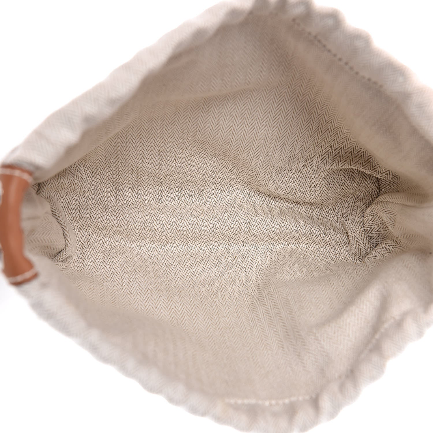 Hermes Canvas Barenia Fourbi 20 PM Pouch Naturel Fauve 5 of 10