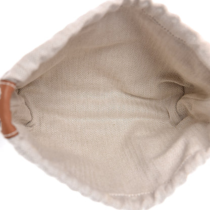 Hermes Canvas Barenia Fourbi 20 PM Pouch Naturel Fauve 5 of 10