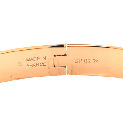 Hermes Enamel Mini Clic Kelly Bracelet PM Lilas 4 of 5