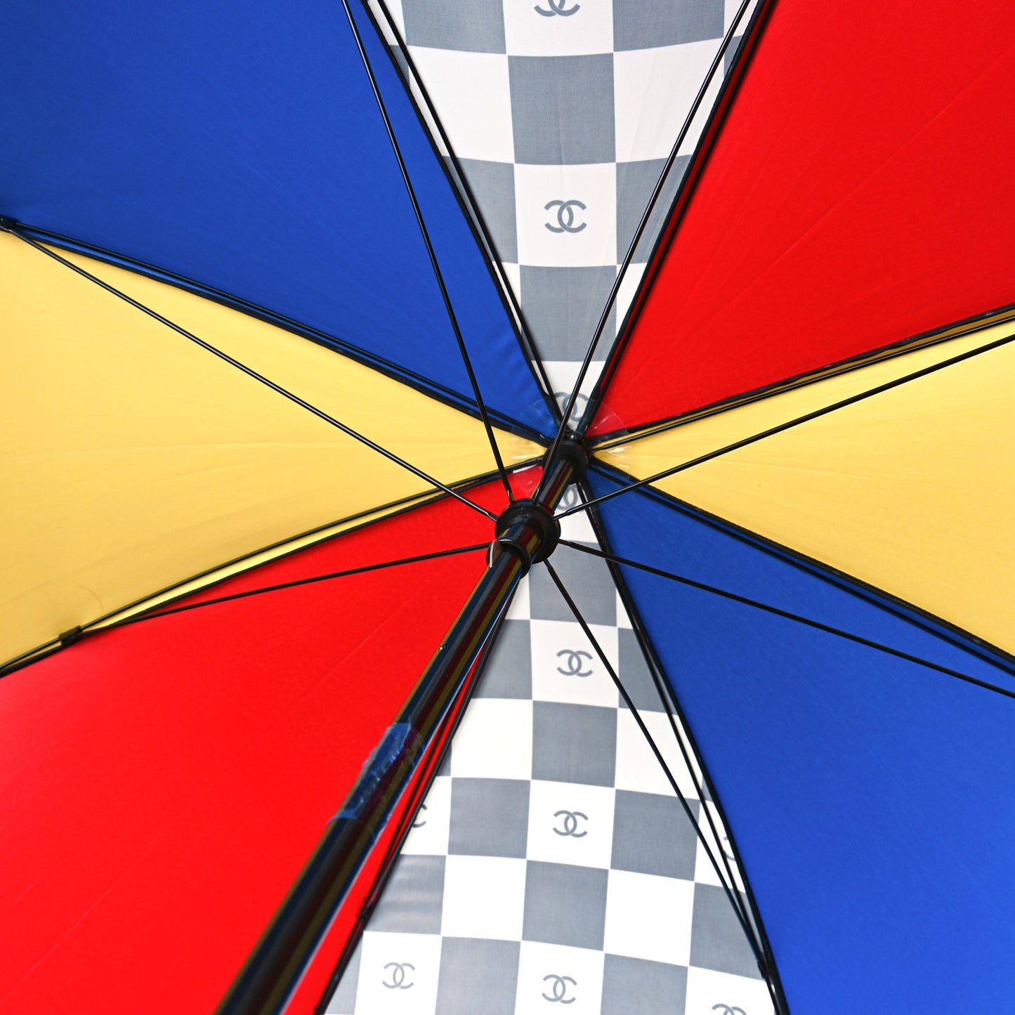 Nylon CC Umbrella Red Yellow Blue Black White