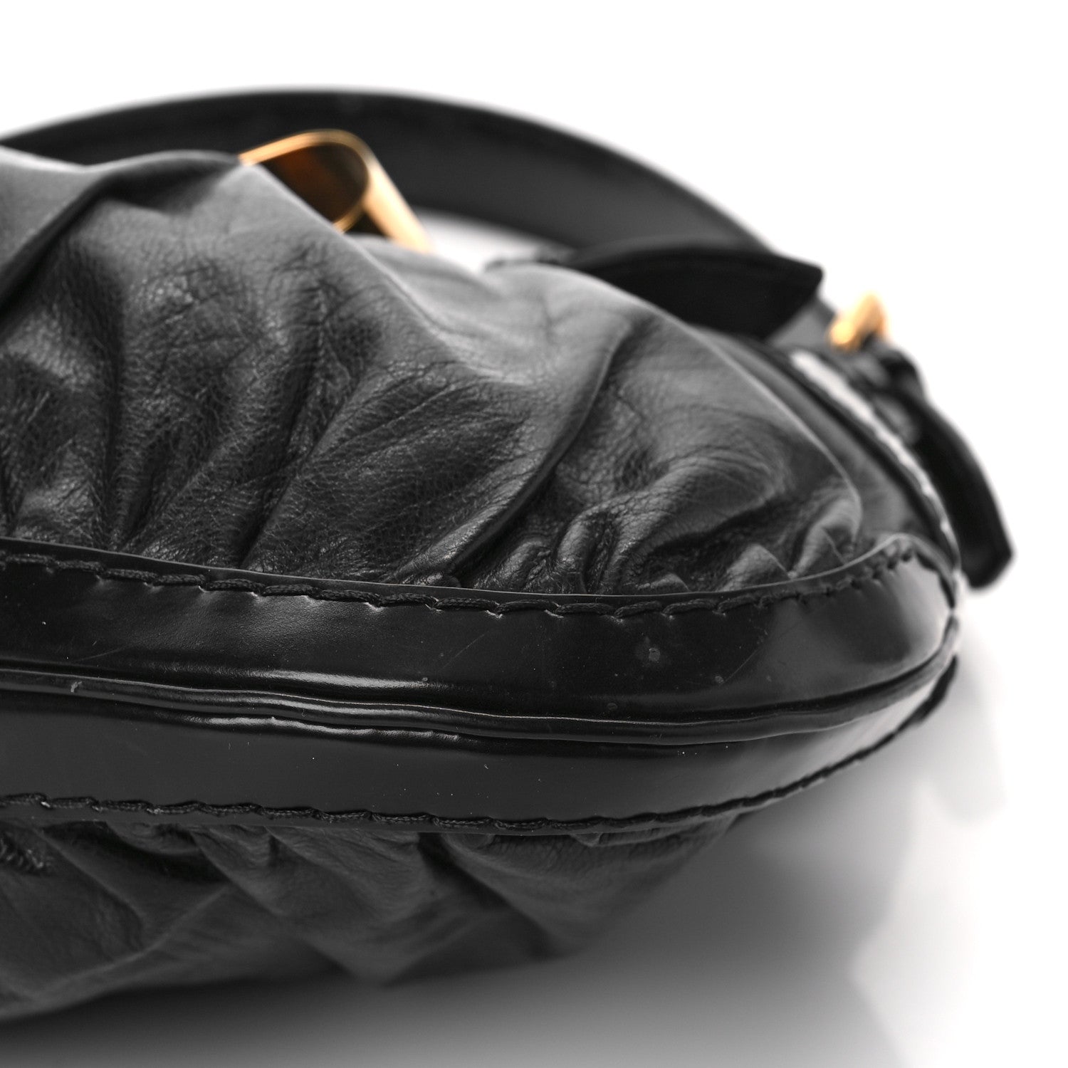 Gucci Calfskin Queen Bow Hobo Black 9 of 9