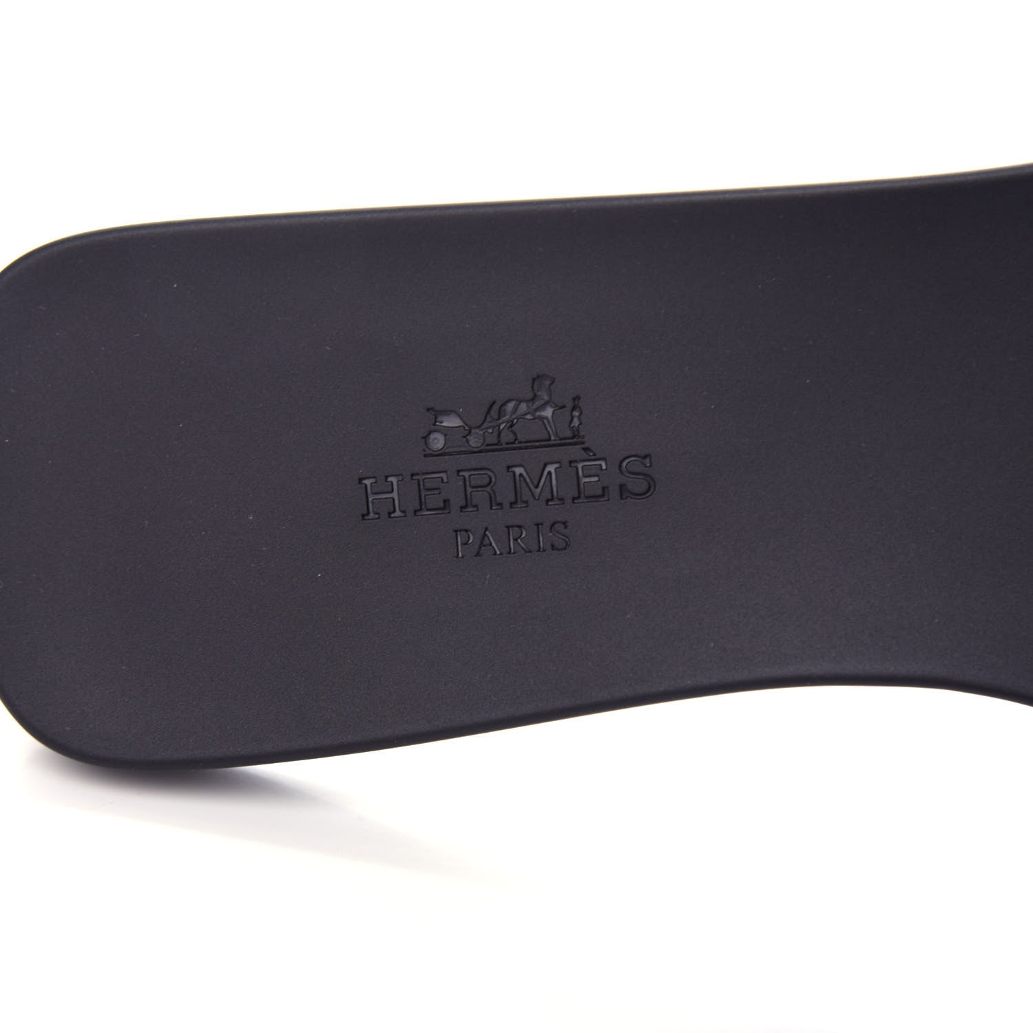 Hermes Rubber Aloha Sandals 36 Black 8 of 11