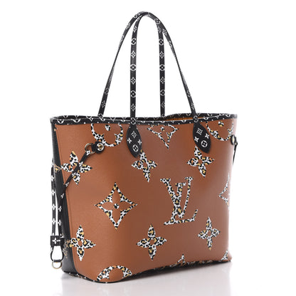 Louis Vuitton Monogram Giant Jungle Neverfull MM Black 4 of 11