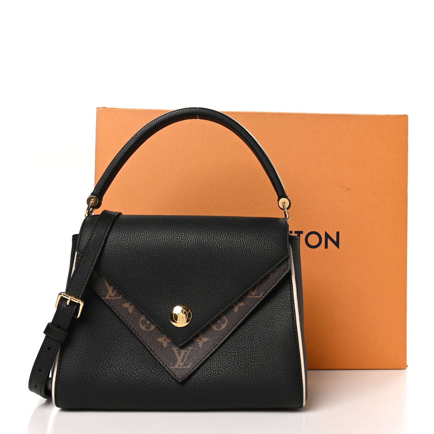 Monogram Double V Black