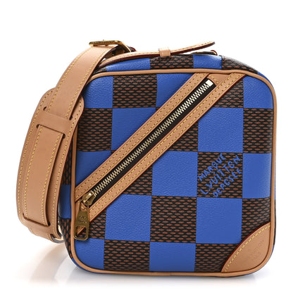 Louis Vuitton Damier Pop Chess Messenger Blue 1 of 19