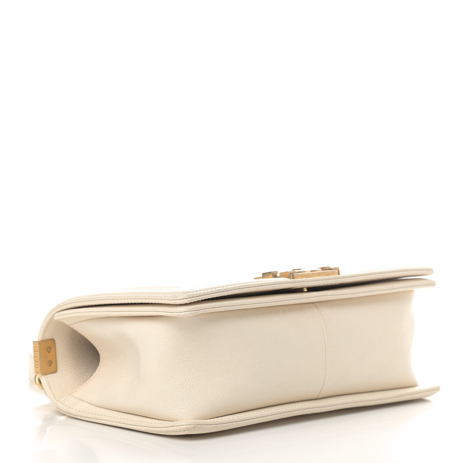 Chanel Caviar Quilted Medium Boy Flap Ivory 3 of 12