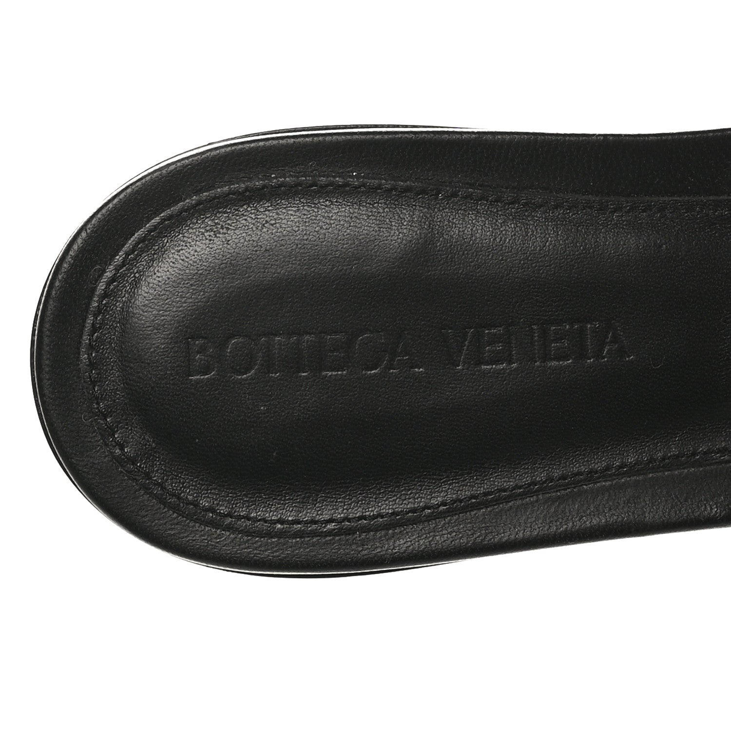 Bottega Veneta Nappa Matelasse Padded Flat Sandals 38.5 Black 7 of 9