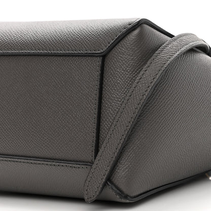Celine Grained Calfskin Nano Belt Bag Grey 9 of 13