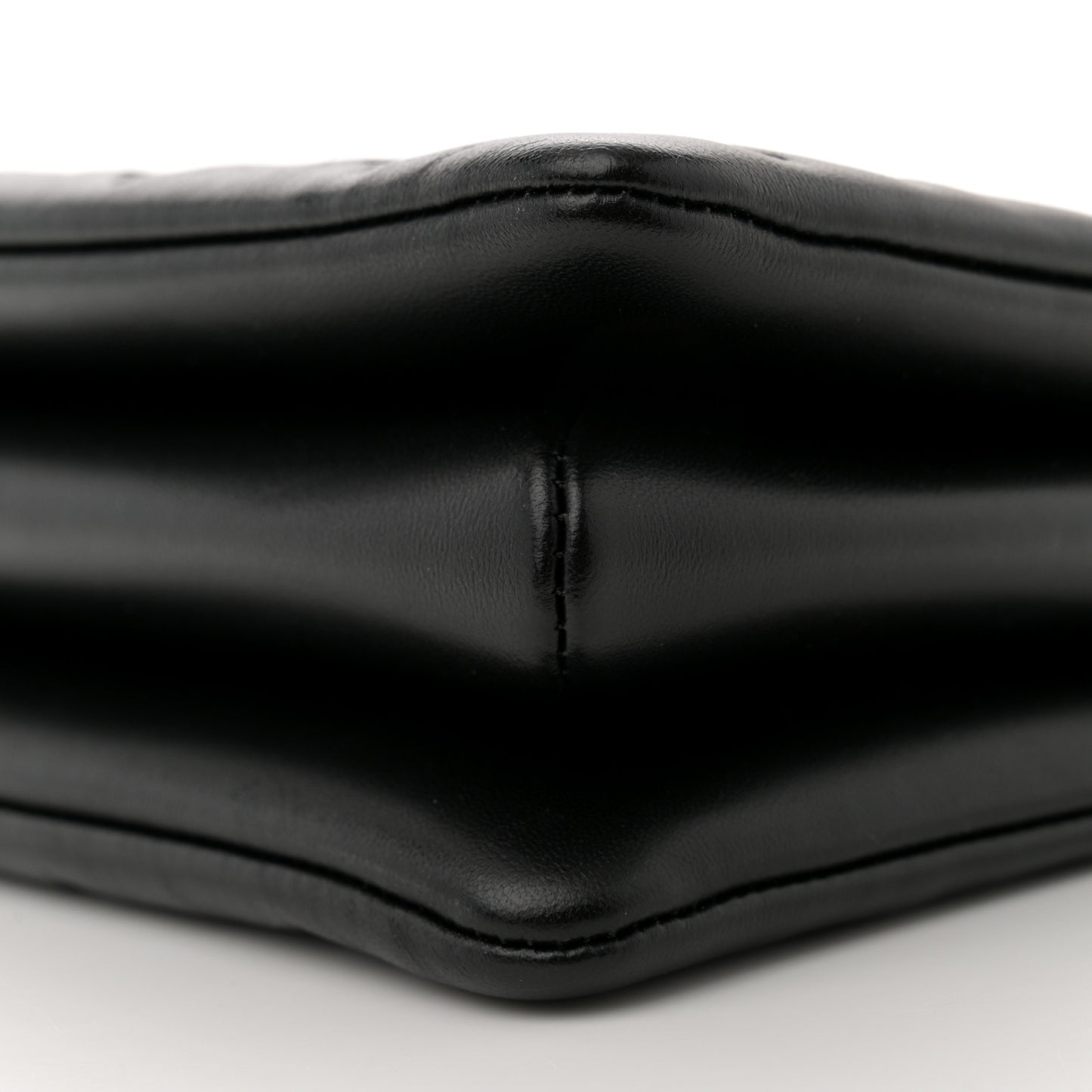 Lambskin Embossed Monogram Coussin BB Black