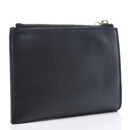 Stella McCartney Eco Alter Nappa Perforated Small Key Pouch Black 4 of 10