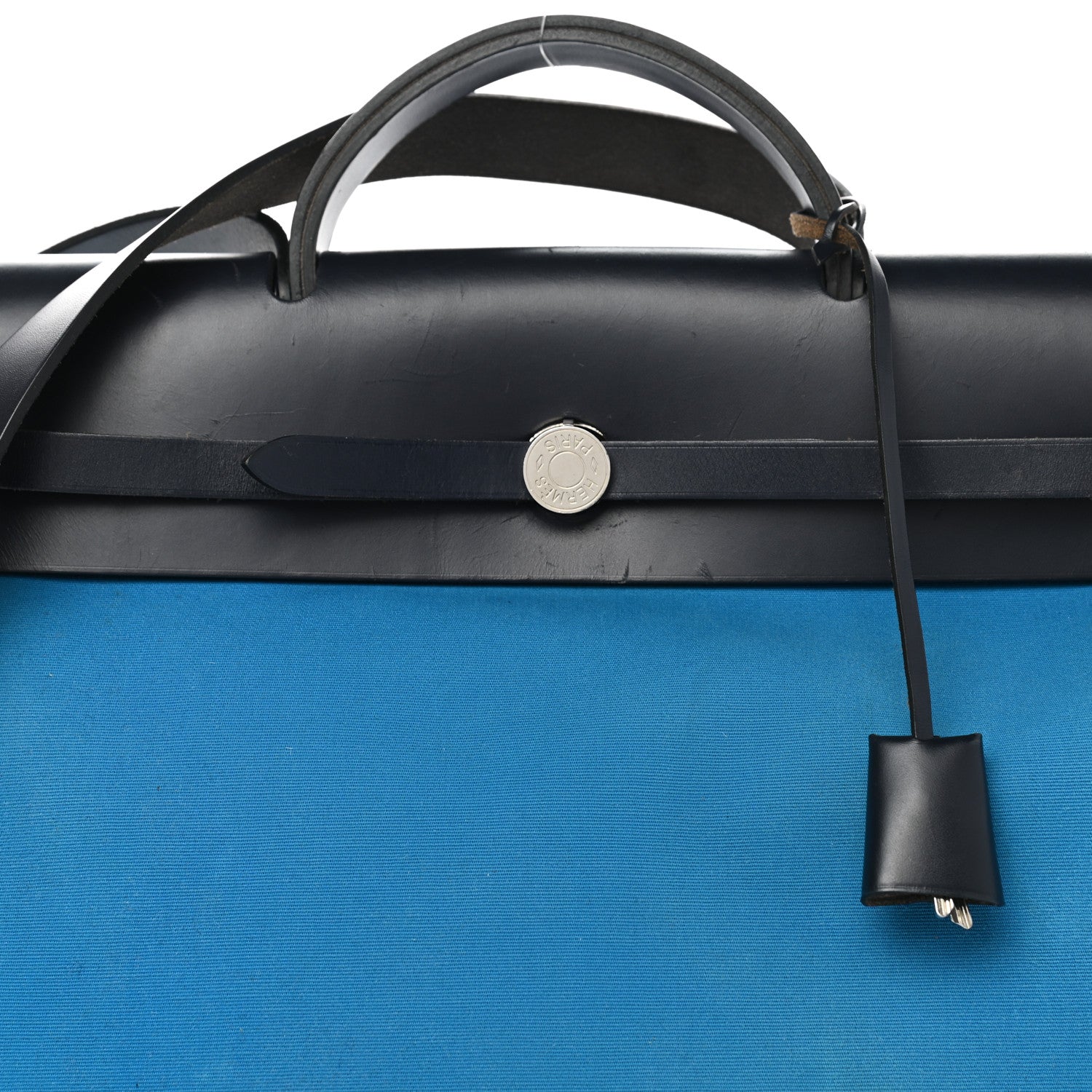 Hermes Toile Vache Hunter Herbag Zip 39 MM Bleu Zanzibar 9 of 12