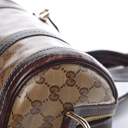 Gucci Crystal Monogram Duchessa Small Boston Bag Brown 15 of 22