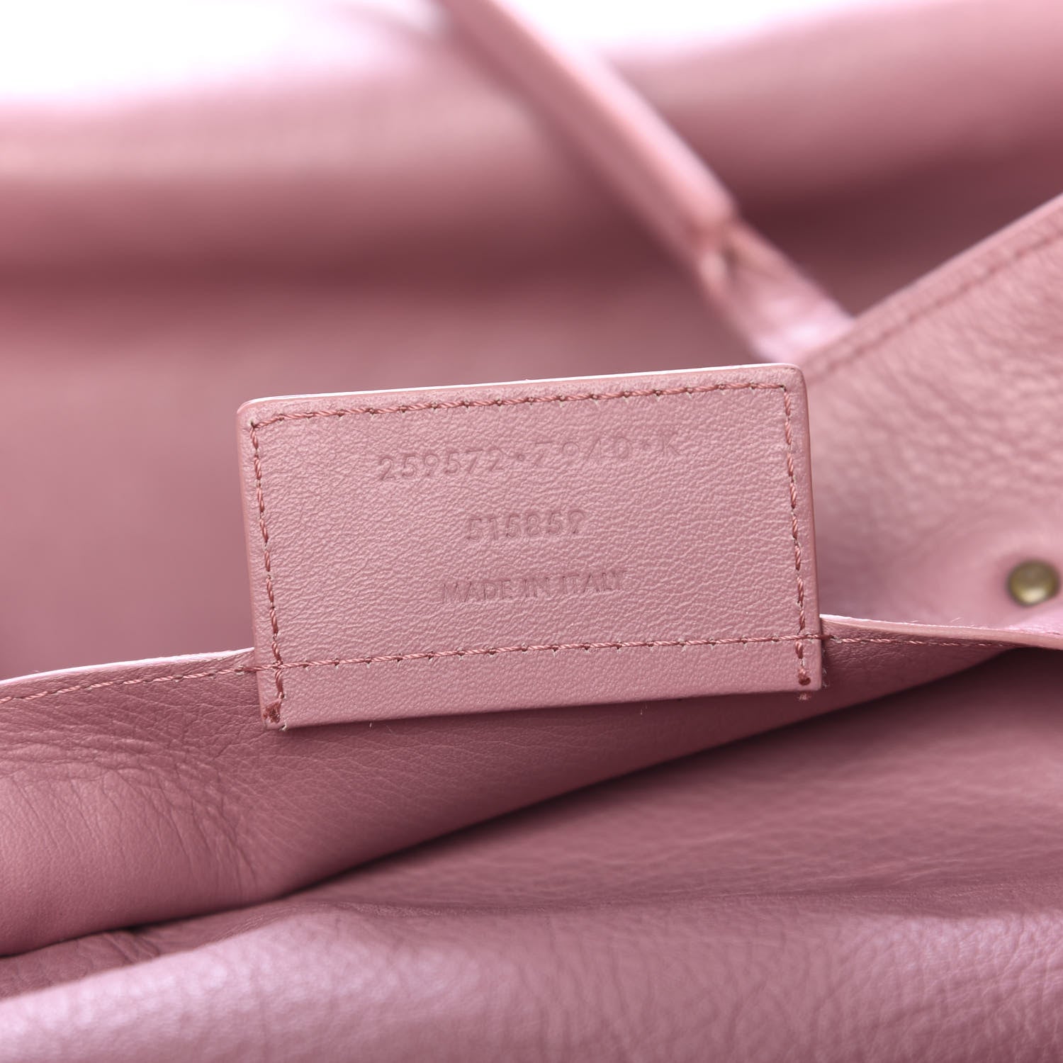 Balenciaga Calfskin Papier Ledger Tote Pink 7 of 10