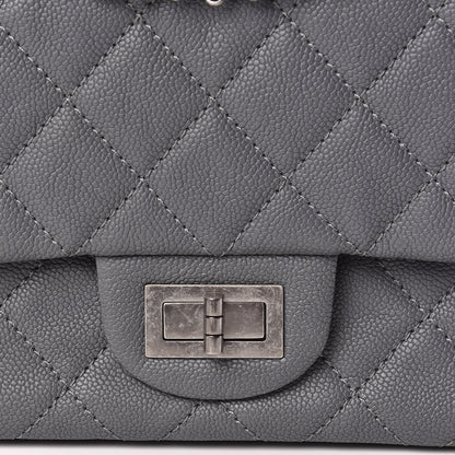 Chanel Caviar Quilted 2.55 Reissue 227 Flap Dark Grey 10 of 11