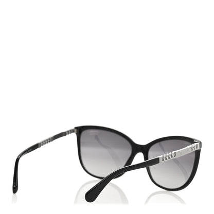 Chanel Chain Polarized Sunglasses 5352 Black 4 of 8