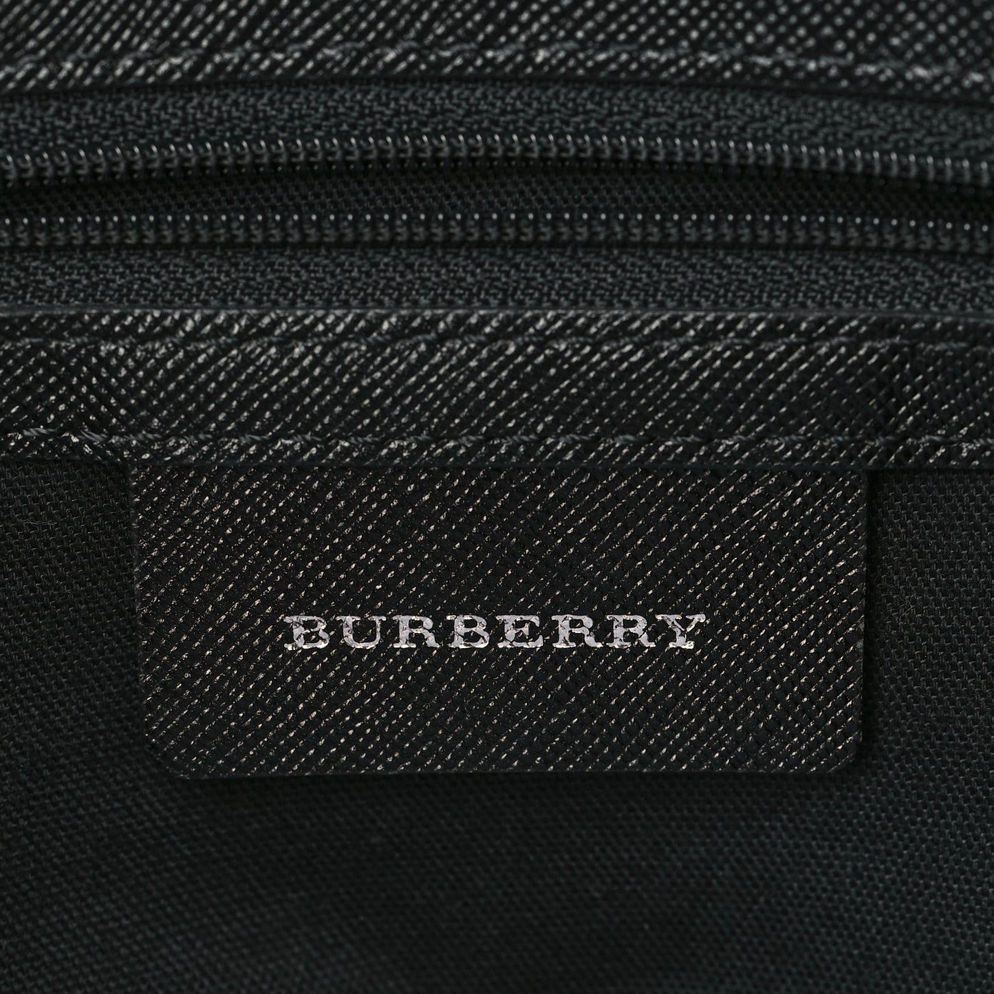 Saffiano Check Shoulder Bag Black