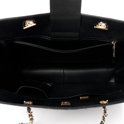 Chanel Caviar Quilted Large Shopping Tote Black 5 of 11