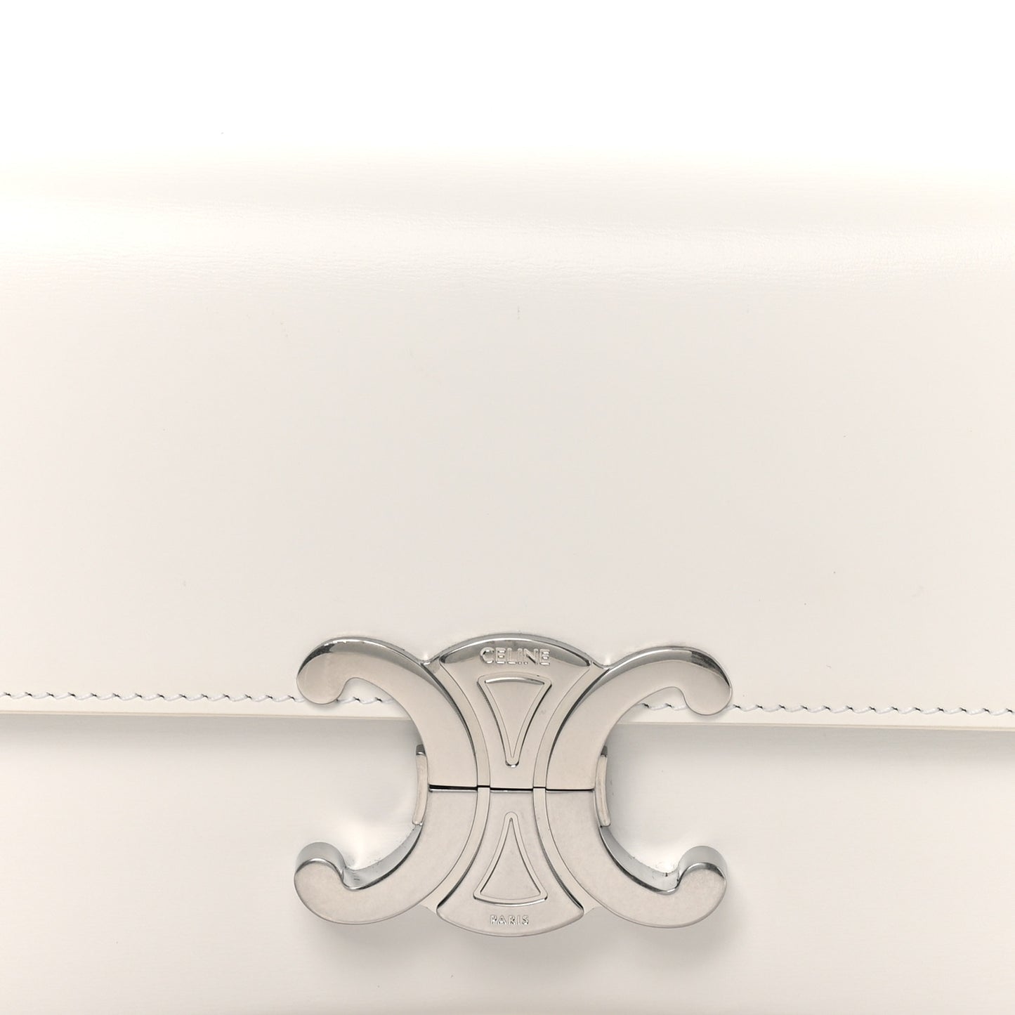 Shiny Calfskin Medium Lola Bag Blanc De Blanc