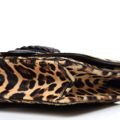 Valentino Garavani Calf Hair Leopard Print Handbag 7 of 9