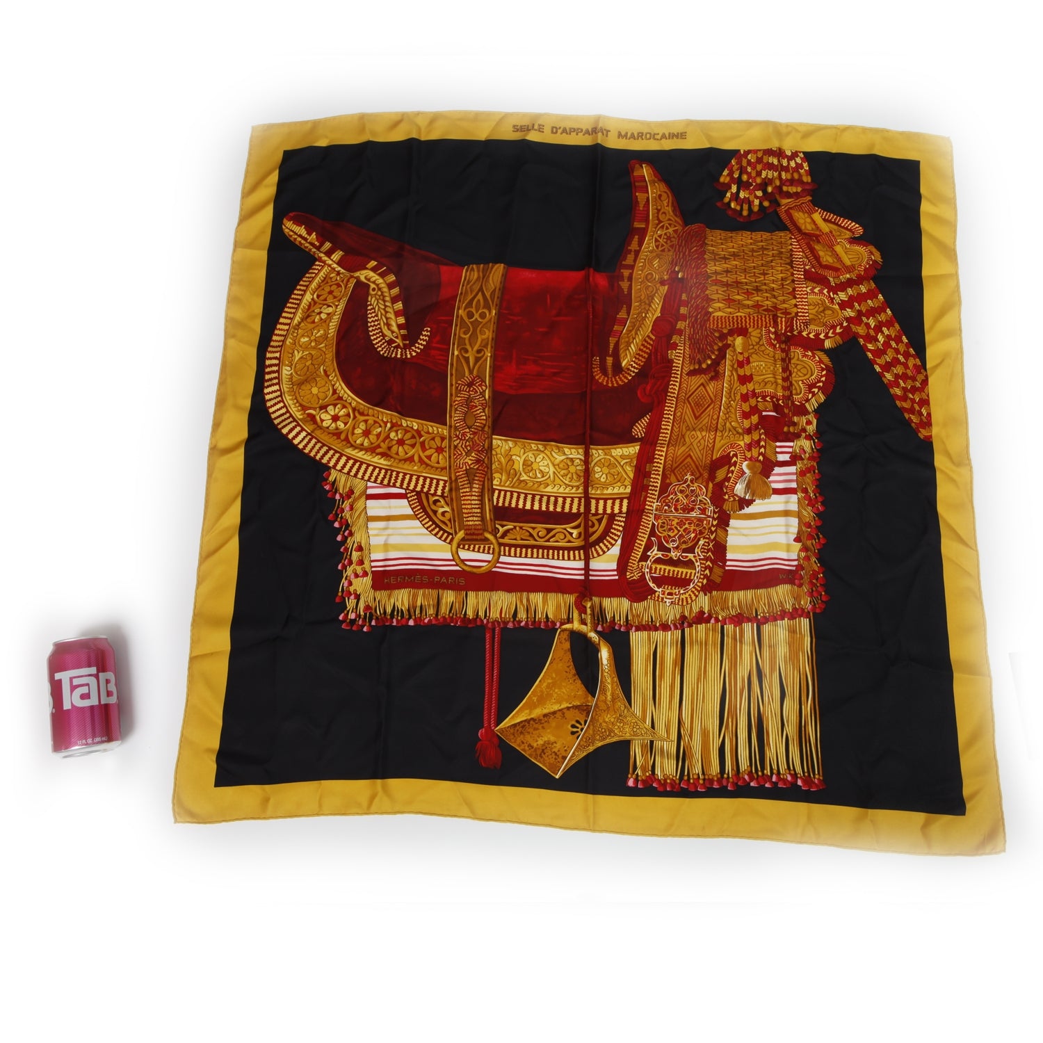 Hermes Silk Selle D Apparat Marocaine Scarf 90 2 of 6