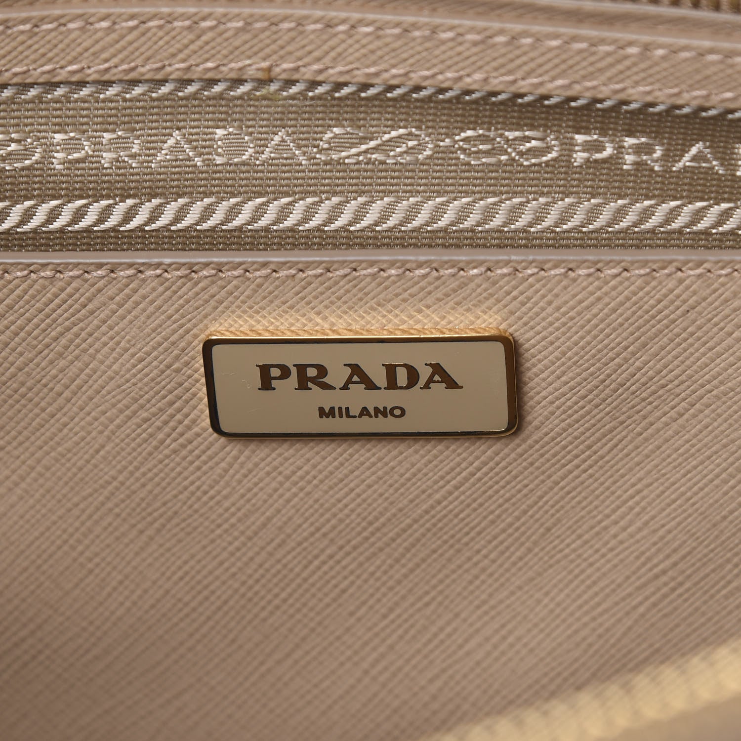 Prada Saffiano Medium Galleria Double Zip Tote Sabbia 7 of 12