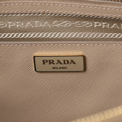 Prada Saffiano Medium Galleria Double Zip Tote Sabbia 7 of 12