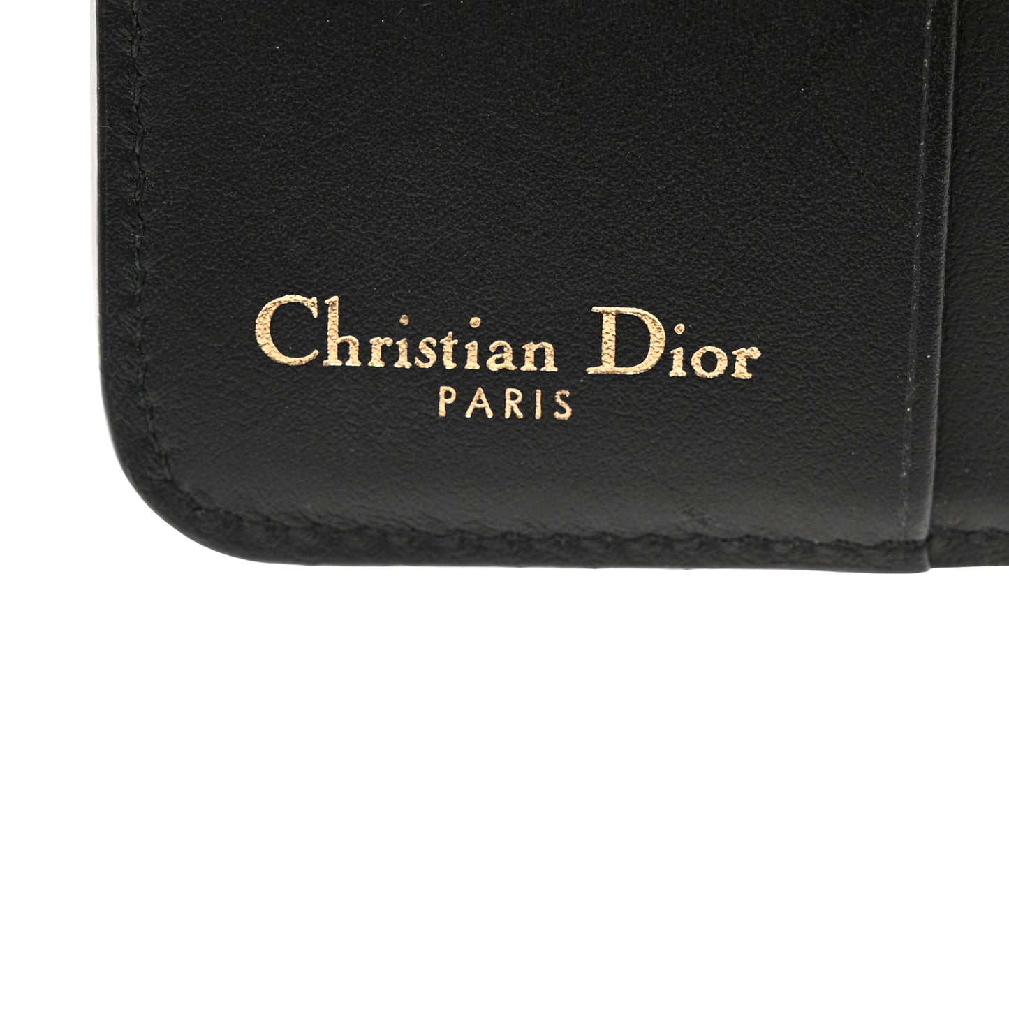 Calfskin Stars Voyageur French Wallet Black