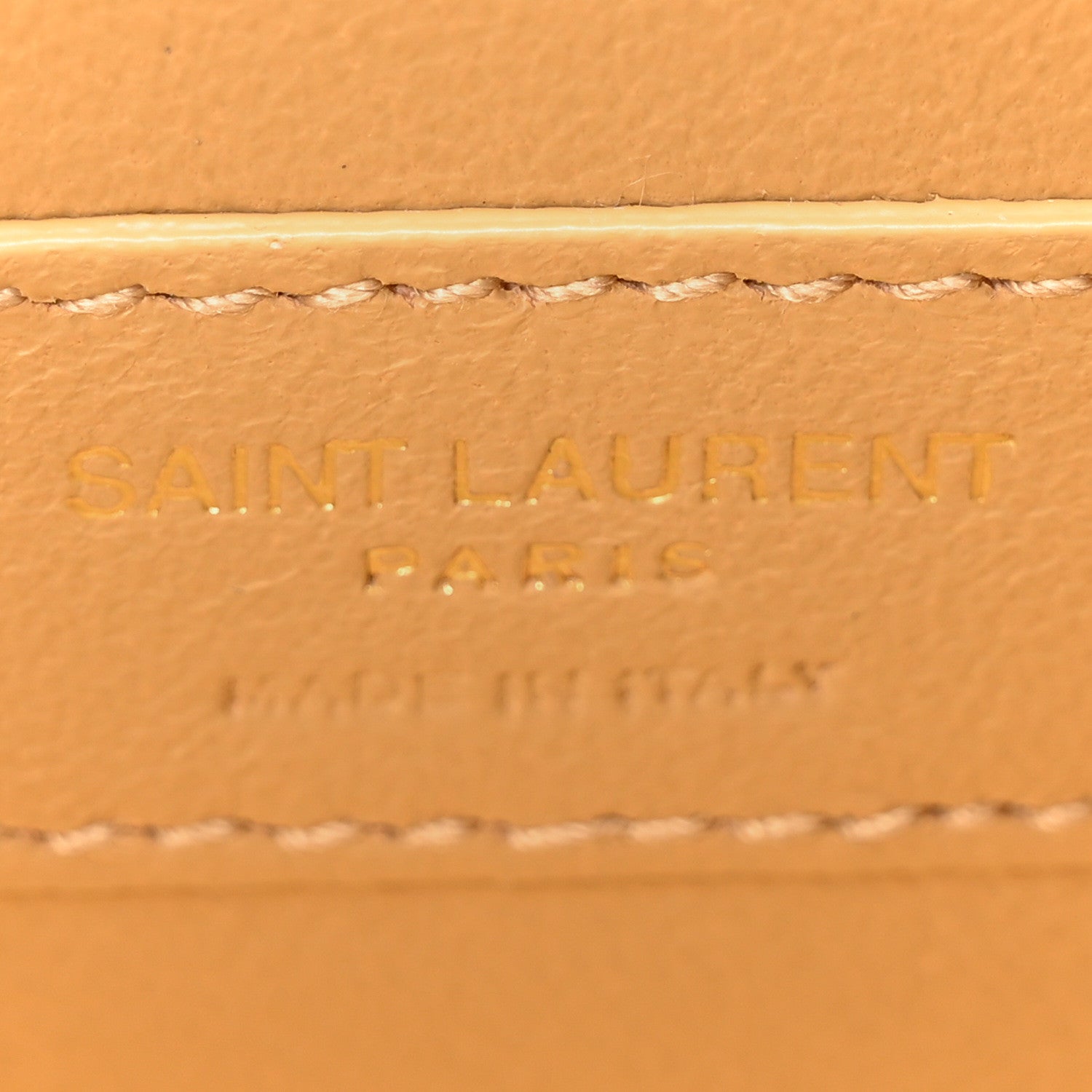 Saint Laurent Metallic Calfskin Small Classic Monogram Kate Tassel Satchel Gold 6 of 10
