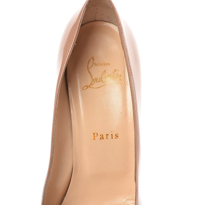 Christian Louboutin Patent Simple 100 Pumps 38 Nude 7 of 14