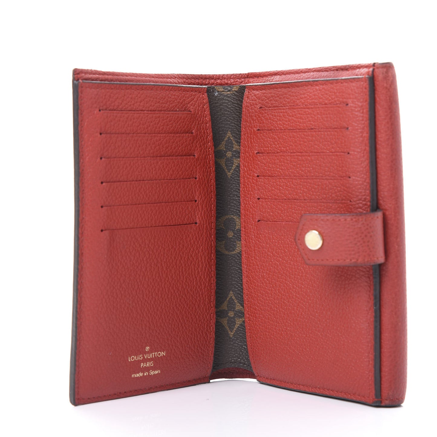 Monogram Pallas Compact Wallet Cherry