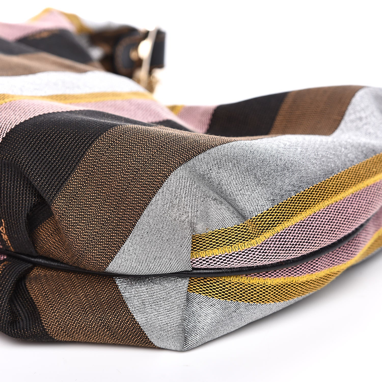 Fendi Pequin Small Chef Chain Hobo Multicolor Rosa Black 10 of 10