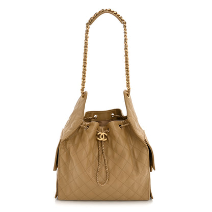 Chanel Caviar Quilted Medium Chanel 25 Handbag Dark Beige 1 of 13