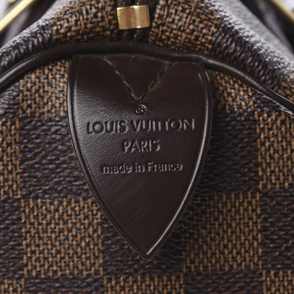 Louis Vuitton Damier Ebene Speedy 30 8 of 12