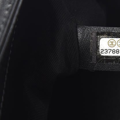 Chanel Lambskin Quilted Medium Boy Flap Black 8 of 9