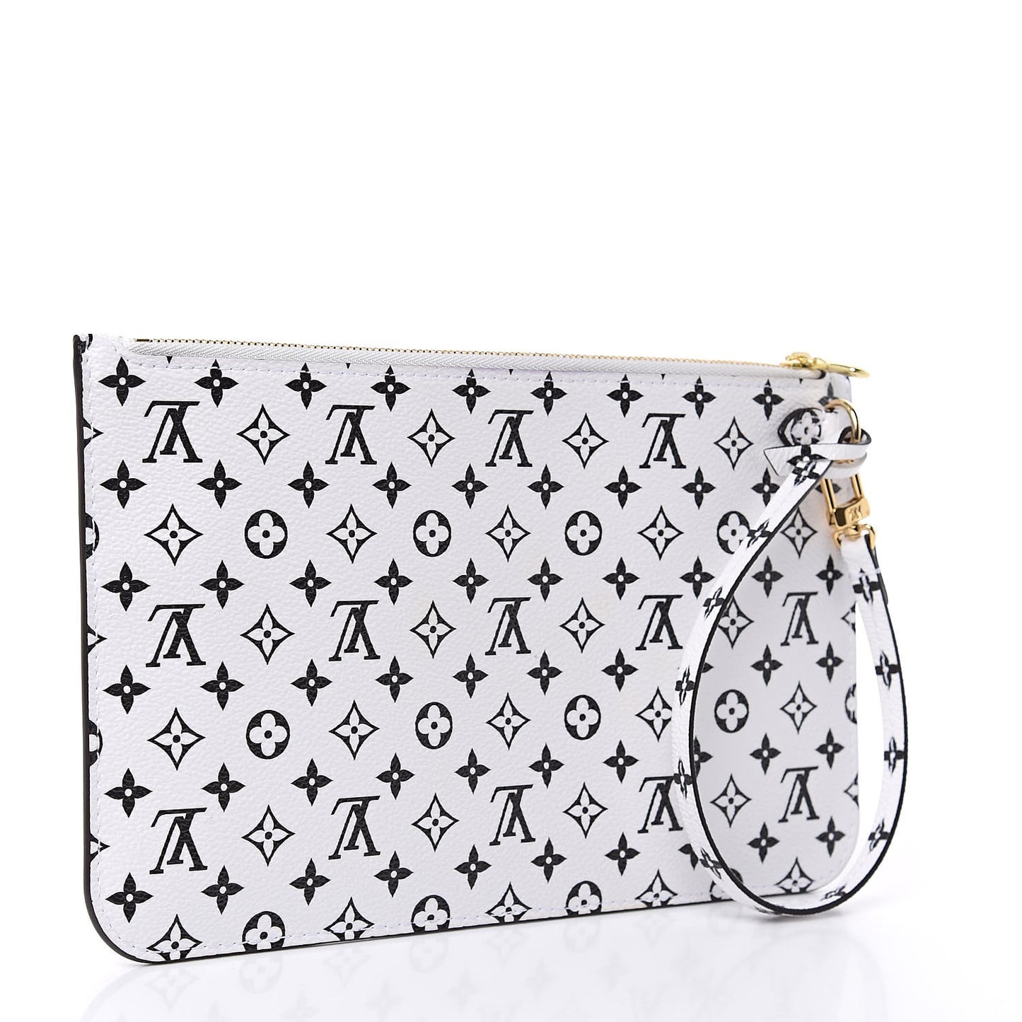 Monogram Giant Neverfull MM GM Pochette White