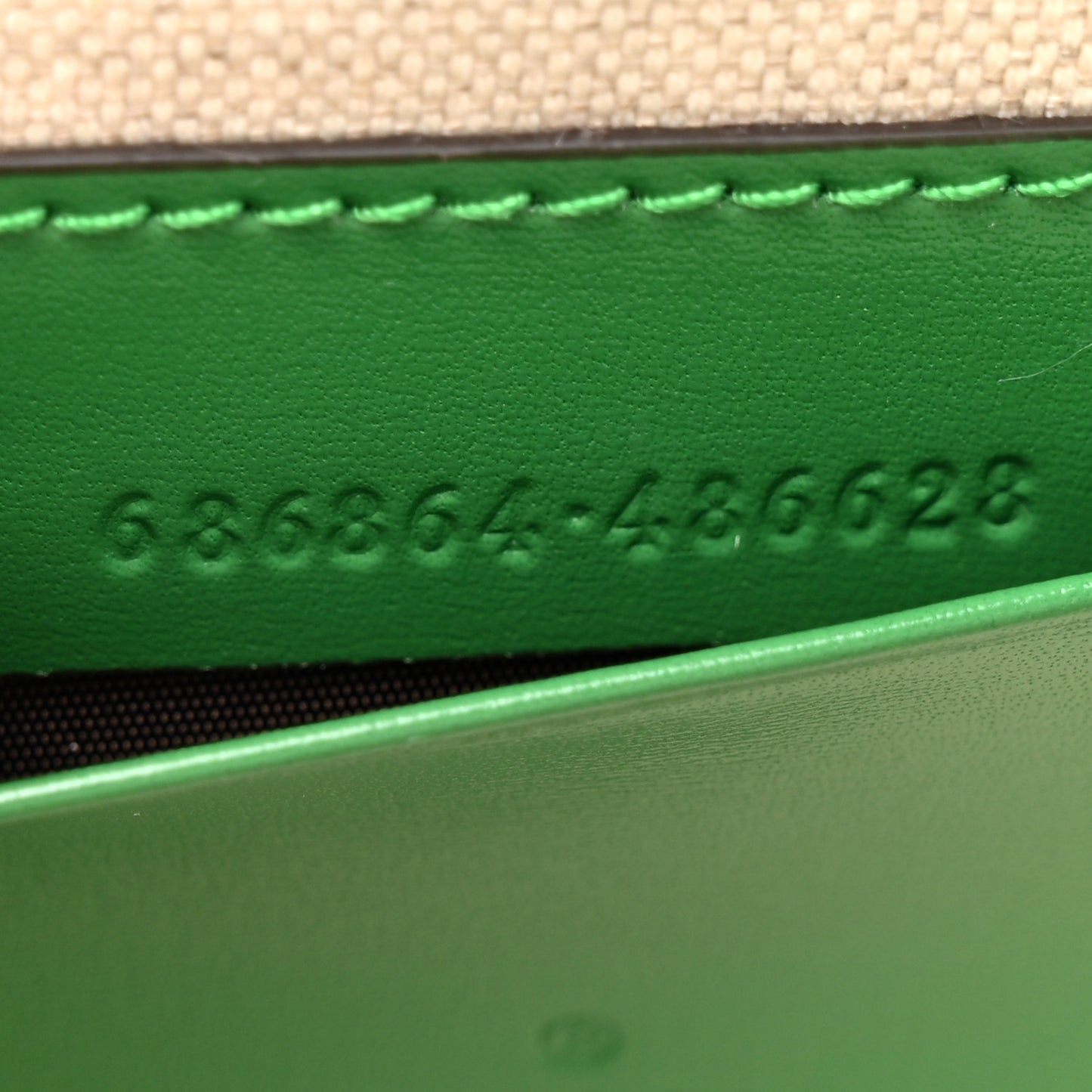 Boarded Dyana Lux Calfskin Mini Bamboo 1947 Top Handle Bag Spring Green
