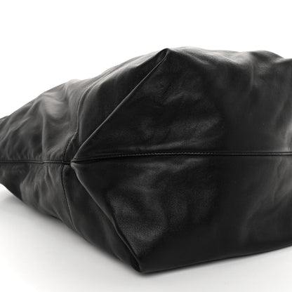 Saint Laurent Lambskin West Shopping Bag Black 9 of 10
