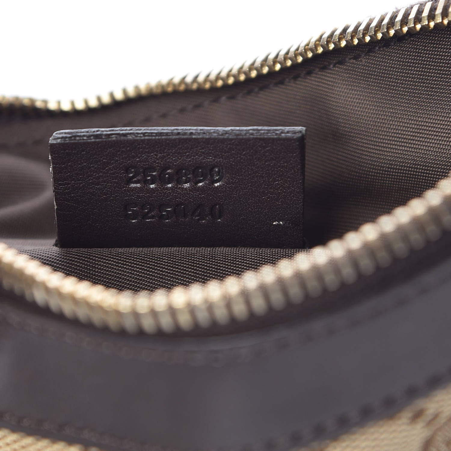 Gucci Monogram GG Heart Charm Crossbody Pochette Brown 7 of 7
