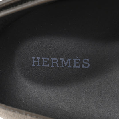 Hermes Suede Goatskin Mens Genius Sandals 43 Vert Toundra 8 of 8