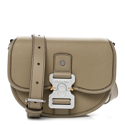 Christian Dior Grained Calfskin Mini Gallop Bag With Strap Beige 1 of 11
